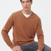 Mann Fynch Hatton | Fynch Hatton Der Pullover Mit V-Ausschnitt