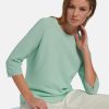 Frauen Peter Hahn | Peter Hahn Pullover Aus 100 % Baumwolle Mit 3/4-Armeln