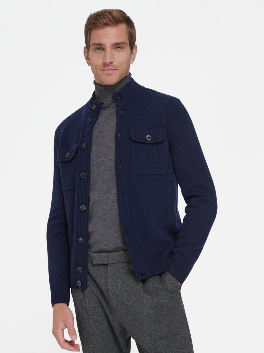 Mann HACKETT | Hackett Die Strickjacke