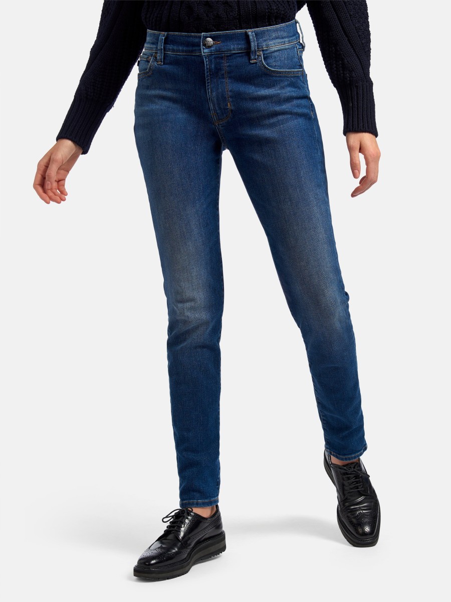 Frauen Joop! | Joop! - Knochellange Slim-Fit-Jeans