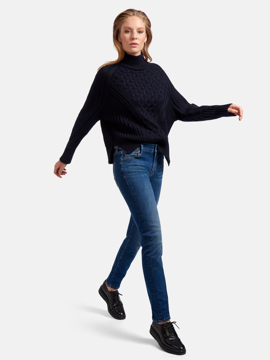 Frauen Joop! | Joop! - Knochellange Slim-Fit-Jeans