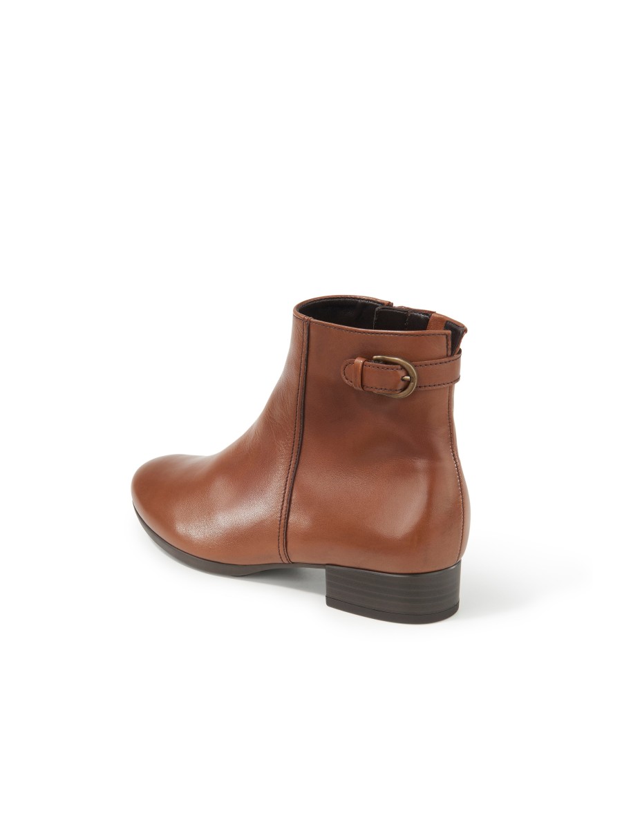 Frauen Gabor Komfort | Gabor Comfort Stiefeletten Aus 100 % Leder