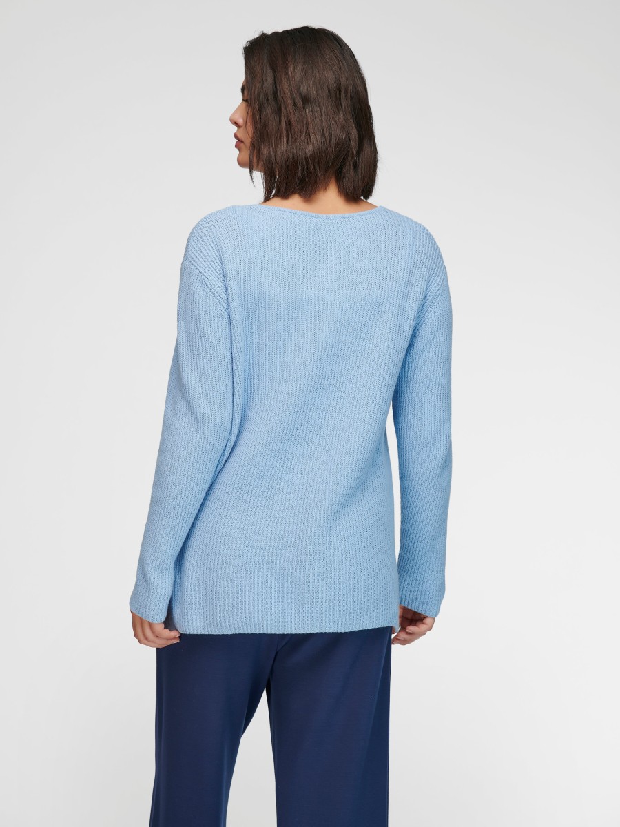 Grose Grosen Emilia Lay | Emilia Lay Langarmliger Pullover Mit V-Ausschnitt