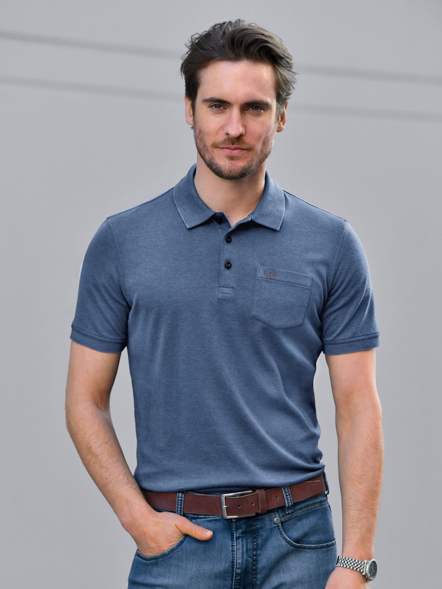 Mann Bugatti | Bugatti Das Atmungsaktive Jersey-Poloshirt